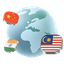 Flip Globe icon